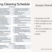 Editable Spring Cleaning Checklist Spring Cleaning Schedule House ...