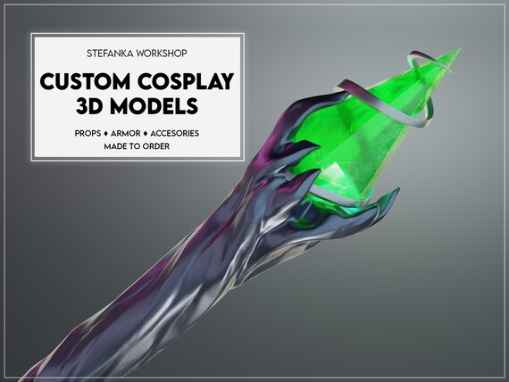 Custom cosplay 3D model commissions - props, weapons, armor, 3D printing ready, accessories, 3D modelling, STL files - OPEN FOR 2027