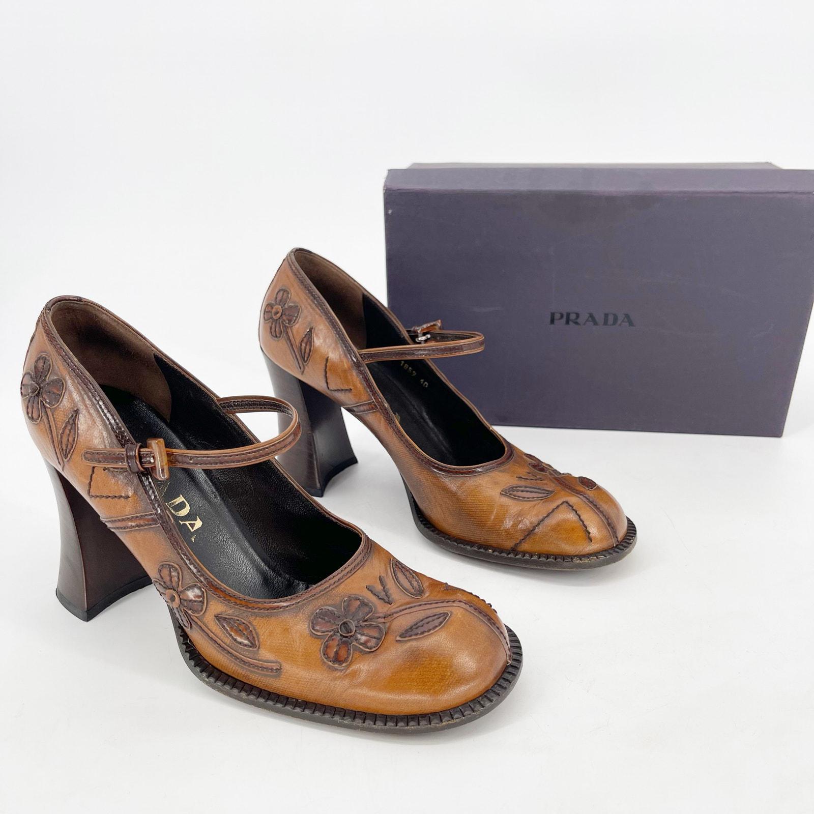 Floral Prada Shoes - Etsy Canada
