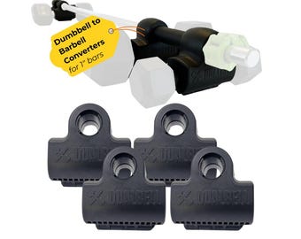 Konwertery hantli na sztangę o średnicy 1 cala | Ciężki zestaw do domowej siłowni | Wyprodukowano w USA