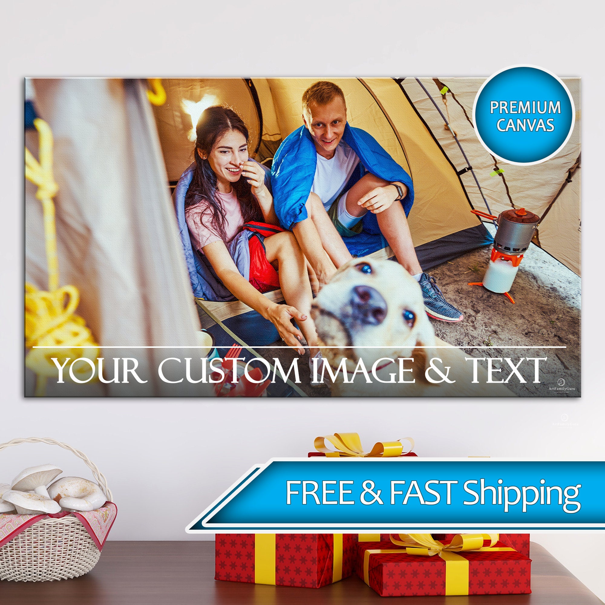 Moments Peints sur Des Photos Toile en Bois - Photos Personnalisées Pour La Décoration de Chambre à