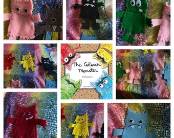 The Colour Monster Handmade story sack