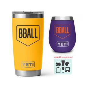 Baseball Plate Car Vinyl Decal / Baseball Car Decal / Baseball Fan Decal / Baseball Plate Decal / Baseball Decal / Baseball Mom Decal