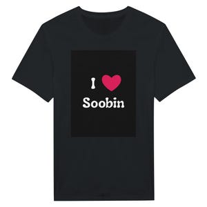I love Soobin T-shirt | TxT Soobin Bias Shirt | K-pop Fan Merch | Tomorrow x Together Concert Outfit | Cute Kpop gift for MOA