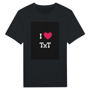 I love TxT T-shirt | TxT OT5 Bias Shirt | K-pop Fan Merch | Tomorrow x Together Concert Outfit | Cute Kpop gift for MOA
