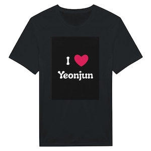I love Yeonjun T-shirt | TxT Yeonjun Bias Shirt | K-pop Fan Merch | Tomorrow x Together Concert Outfit | Cute Kpop gift for MOA