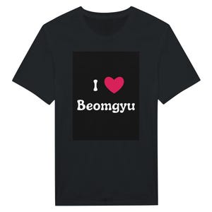 I love Beomgyu T-shirt | TxT Beomgyu Bias Shirt | K-pop Fan Merch | Tomorrow x Together Concert Outfit | Cute Kpop gift for MOA