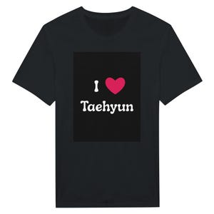 I love Taehyun T-shirt | TxT Taehyun Bias Shirt | K-pop Fan Merch | Tomorrow x Together Concert Outfit | Cute Kpop gift for MOA