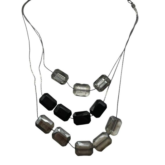 Multi-Strand Stone Necklace - image 4