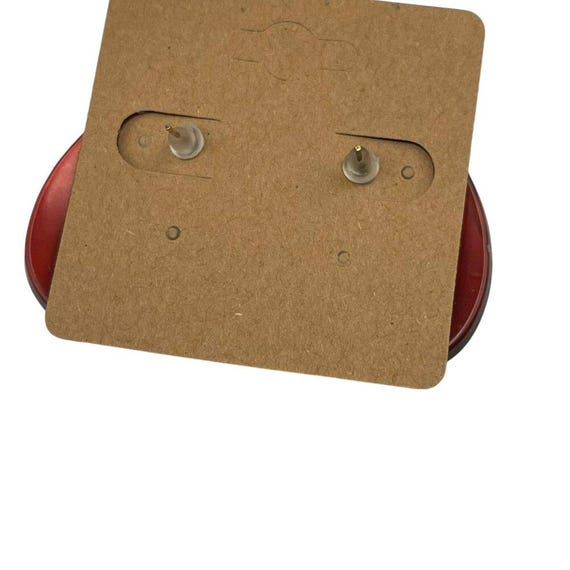 Large Oval Post Earrings - image 5