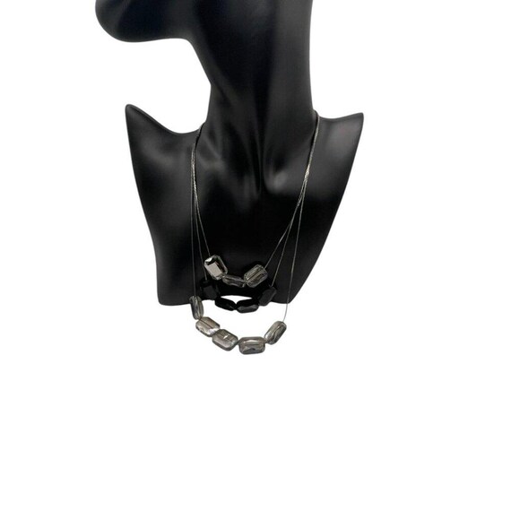 Multi-Strand Stone Necklace - image 1