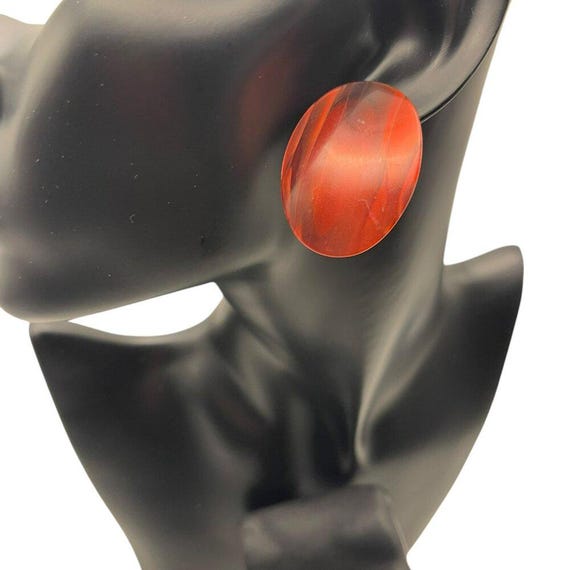 Large Oval Post Earrings - image 6