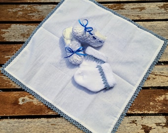 Custom Lace Order- lace book marks, snowflakes, baby booties, gift sets, doilies, etc.