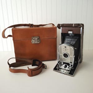 Vintage Polaroid Camera With Leather Case - Etsy
