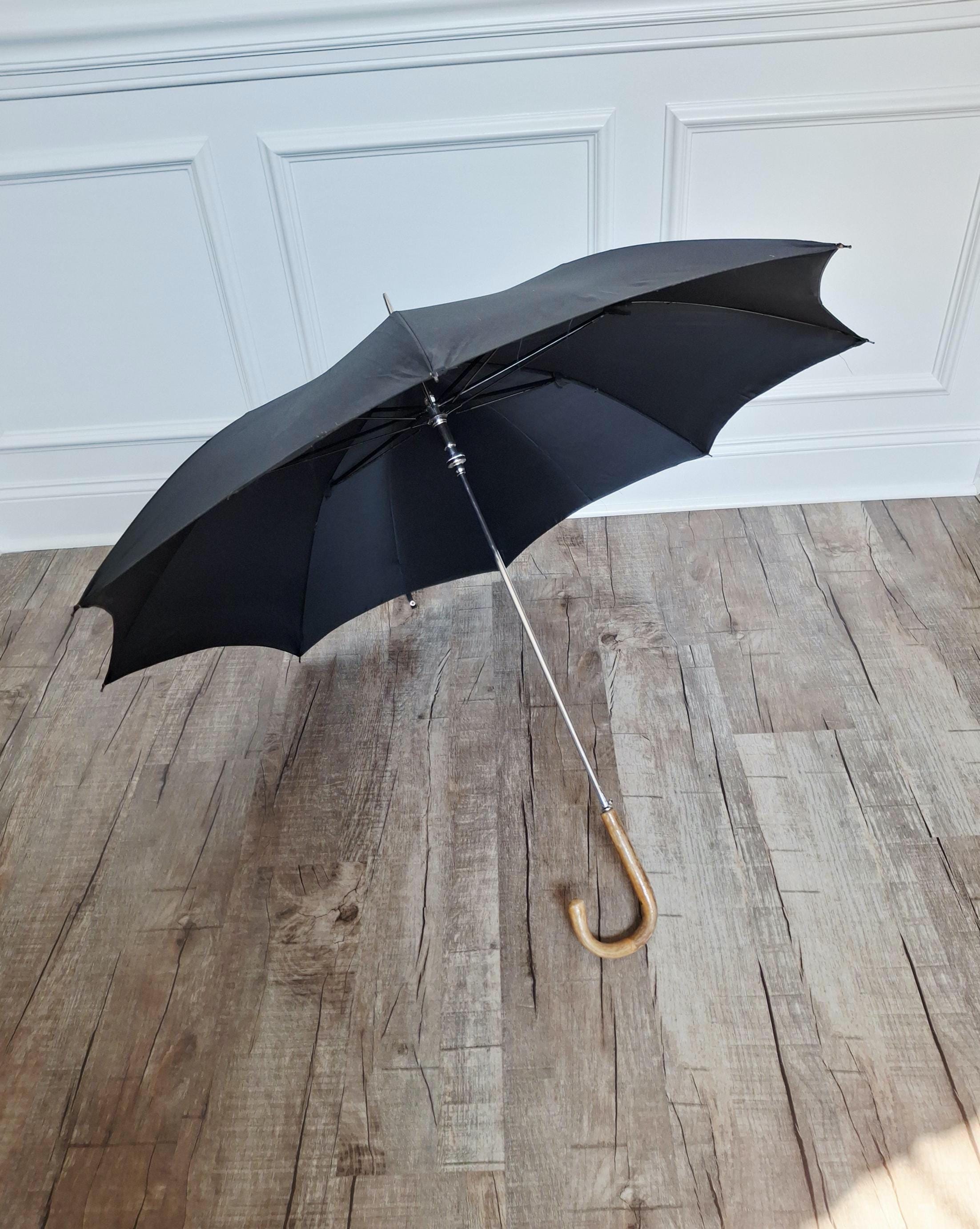 イヴサンローラン　ヴィンテージ木製パラソル　晴雨兼用アンブレラ Ysl Umbrella - Etsy