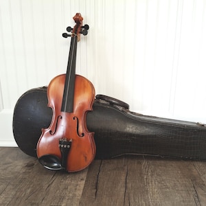 Antique Wooden Violin Case - Etsy
