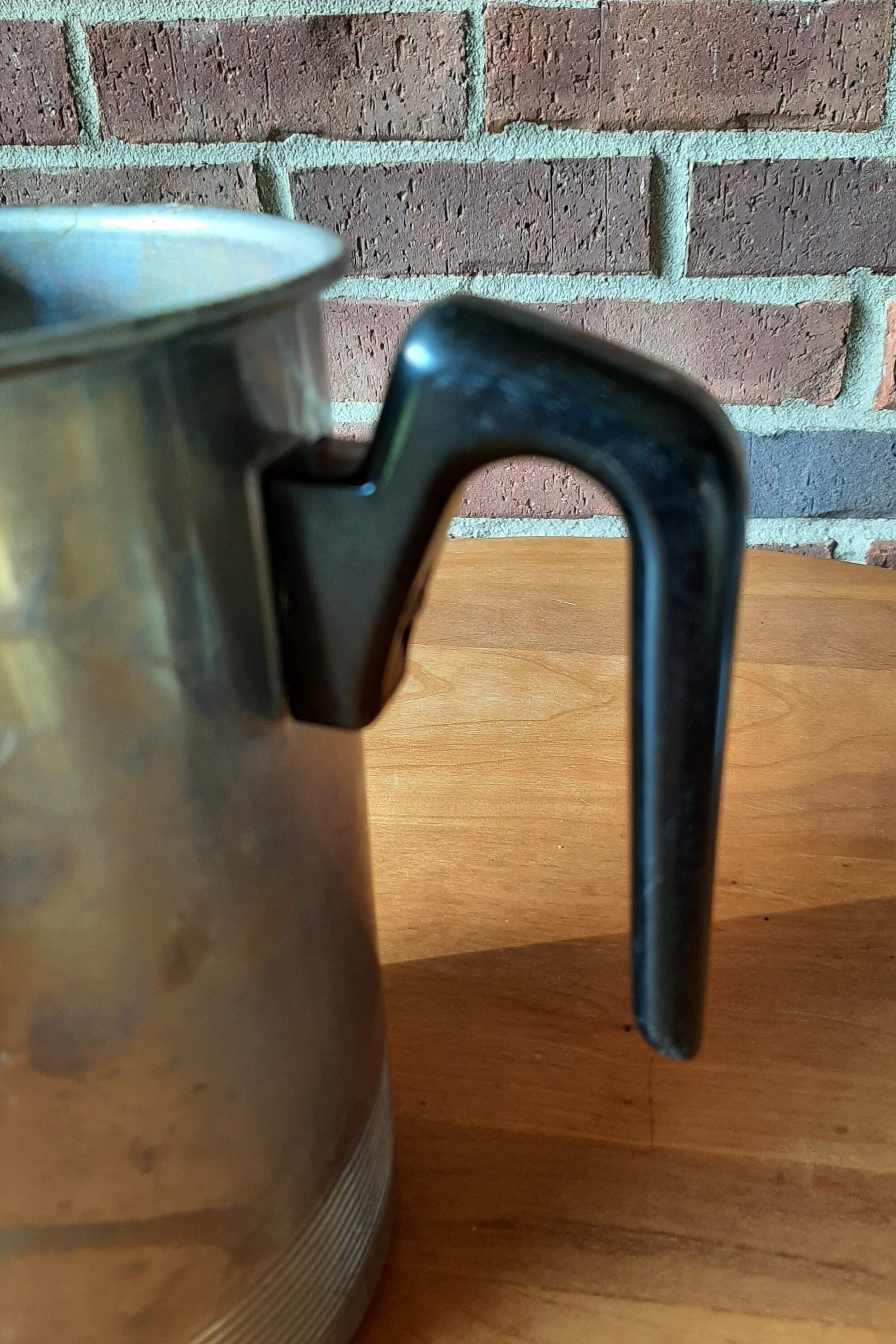 Old 1950s Aluminum Silver Water Pitcher / Ice Holdback Etsy