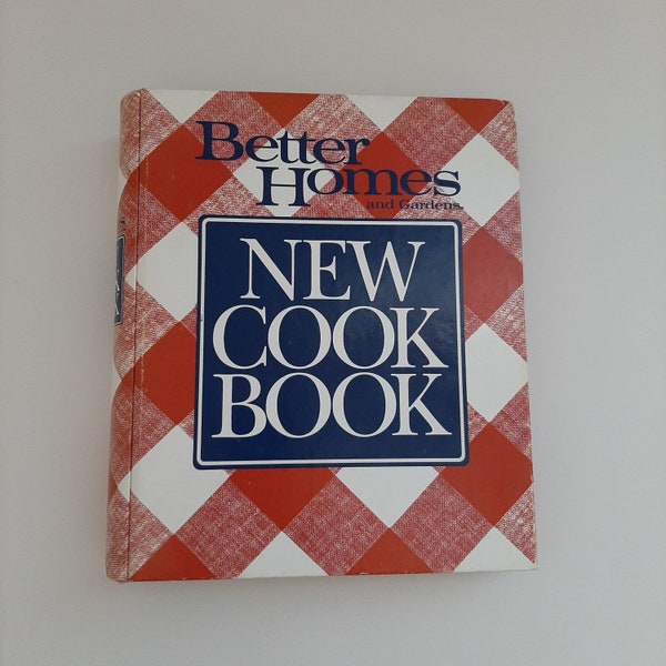 Vintage 1989 Better Homes and Gardens Red/White Checkered /New Cook Book