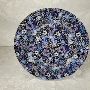 Snowflake Decorative Plate