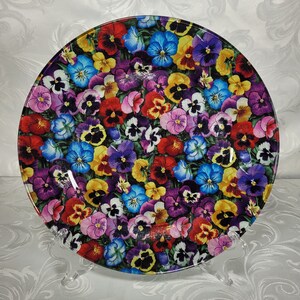 Pansy Decorative Plate