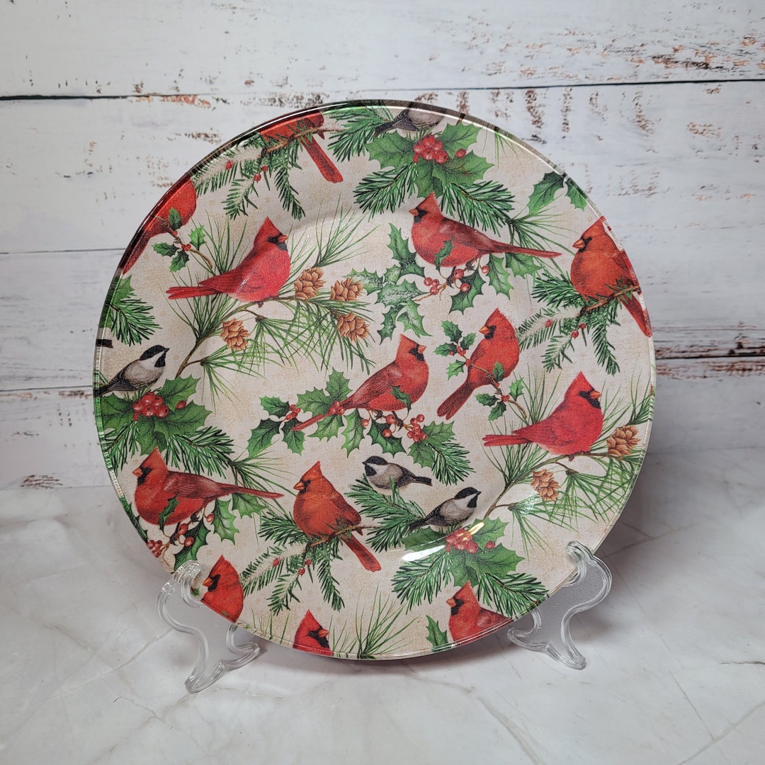 Cardinal Decorative Plate - Etsy