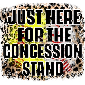 Just here for the concession stand baseball/softball png