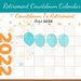 Countdown to Retirement Printable Calendar Fun Way to Count - Etsy