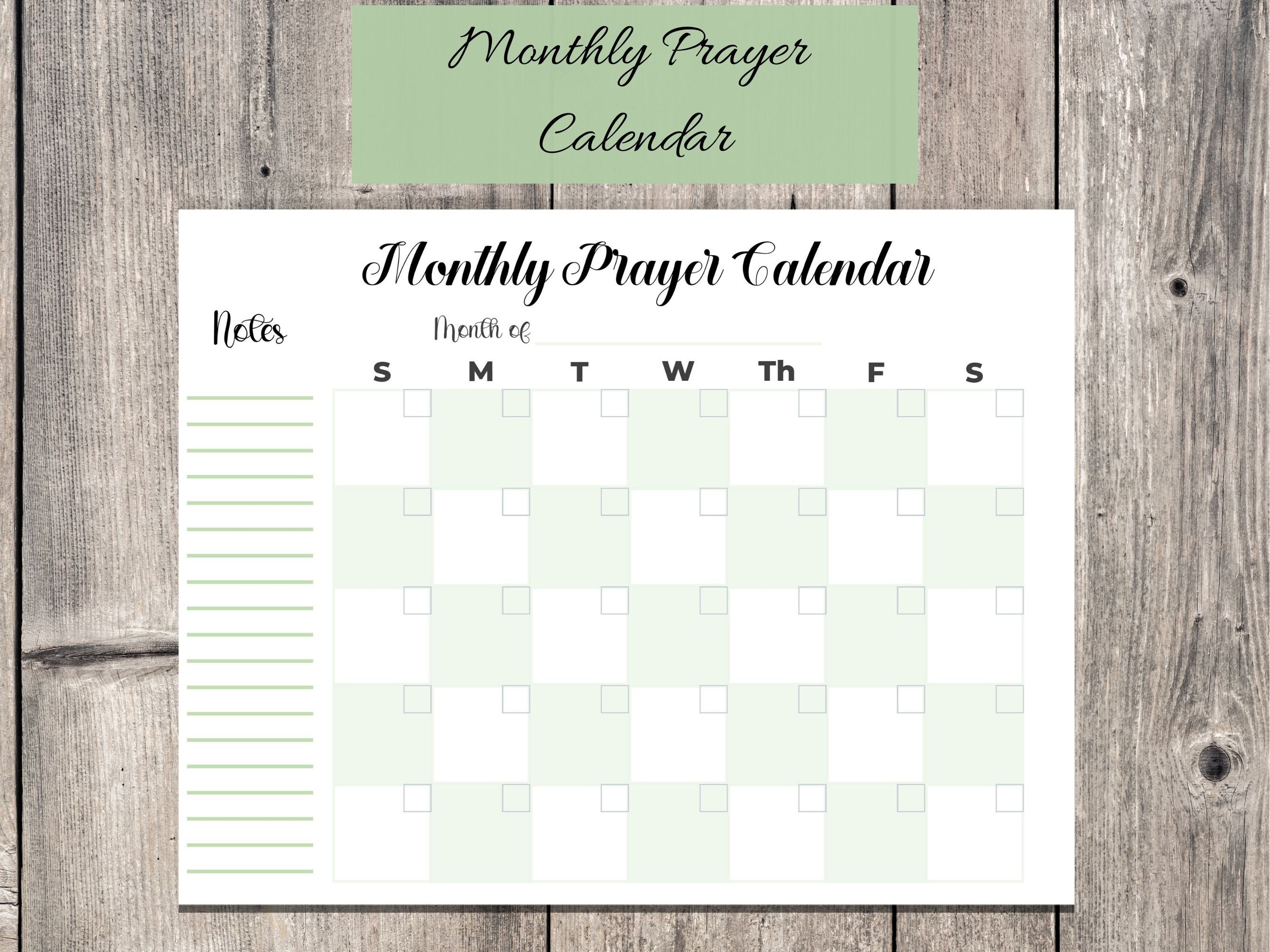 Prayer Planner, Printable Journal. This Pretty Prayer Scheduler Includes Daily Prayer Journal, a ...