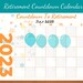 Countdown to Retirement Printable Calendar, Fun Way to Count the Days ...