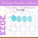 Countdown to Retirement Printable Calendar Fun Way to Count - Etsy