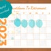 Countdown to Retirement Printable Calendar, Fun Way to Count the Days ...