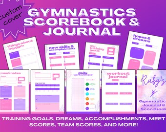 Gymnastics Journal - Etsy