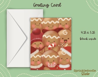 Gingerbread Friends Greeting Card