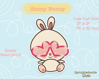 Sunny Bunny Single Sticker