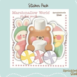 Marshmallow World  Sticker Set