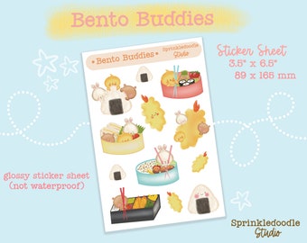Bento Buddies Sticker Sheet