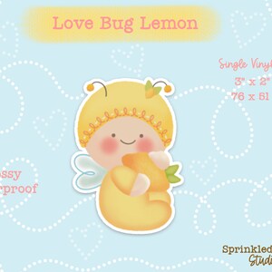 Love Bug Lemon Single Sticker