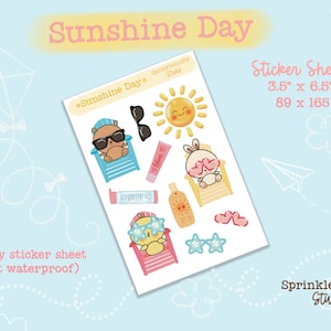 Sunshine Day Sticker Sheet
