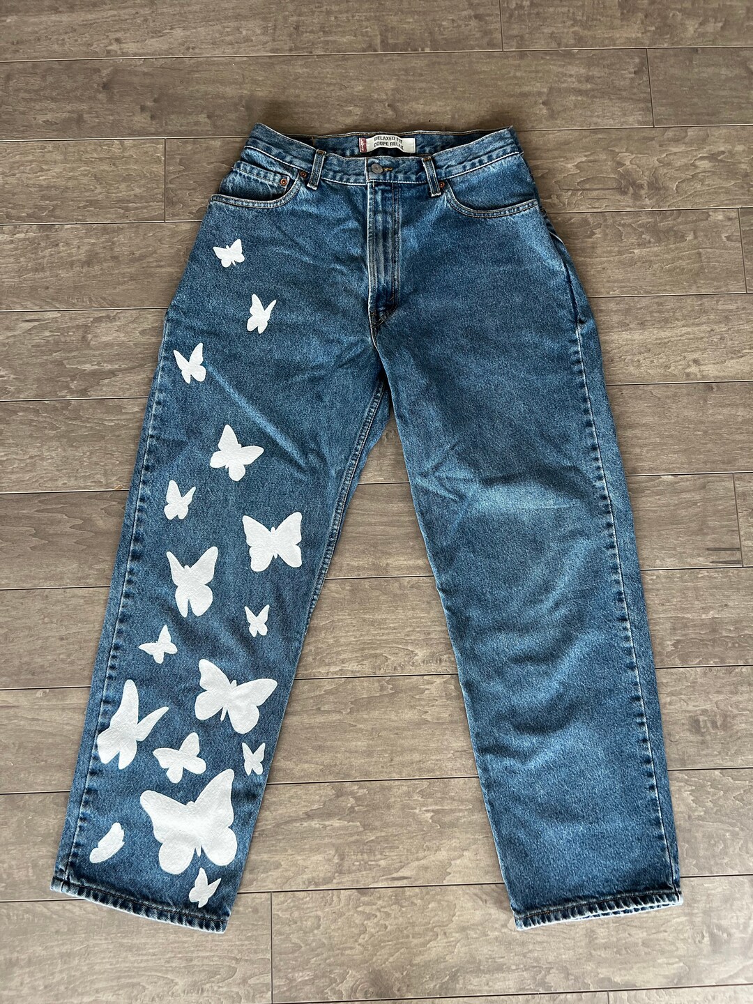 Butterfly Levis Etsy