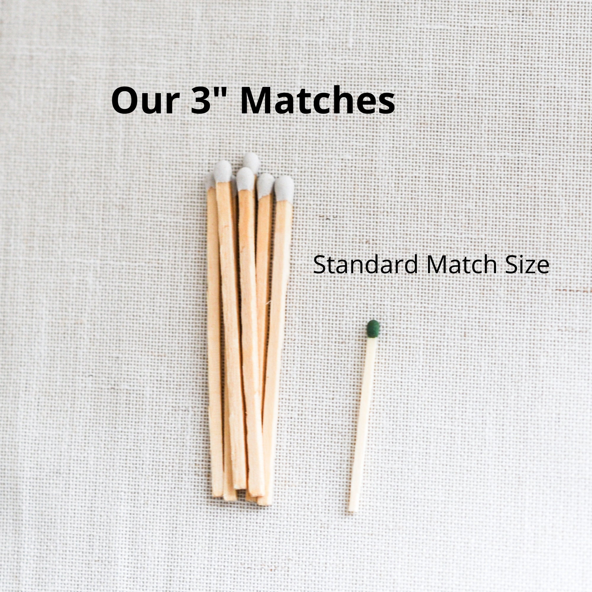 White Long Matches Holder With Striker Gift Set Concrete Pot Etsy