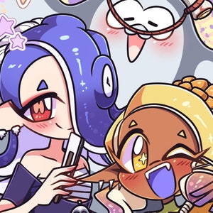 Splatoon Deep Cut  || 5x7" Small Print