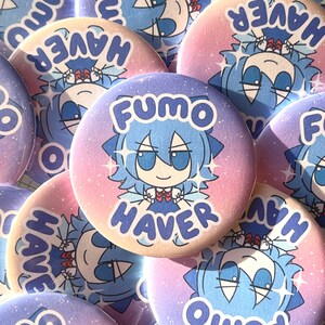 Touhou Project Fumo Haver Button Pin