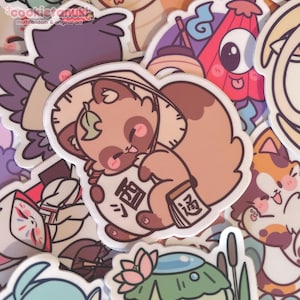 Assorted Japanese Yokai Stickers || Waterproof Vinyl