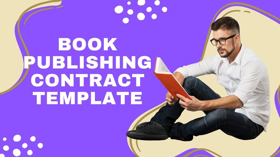 Book Publishing Contract Template Etsy