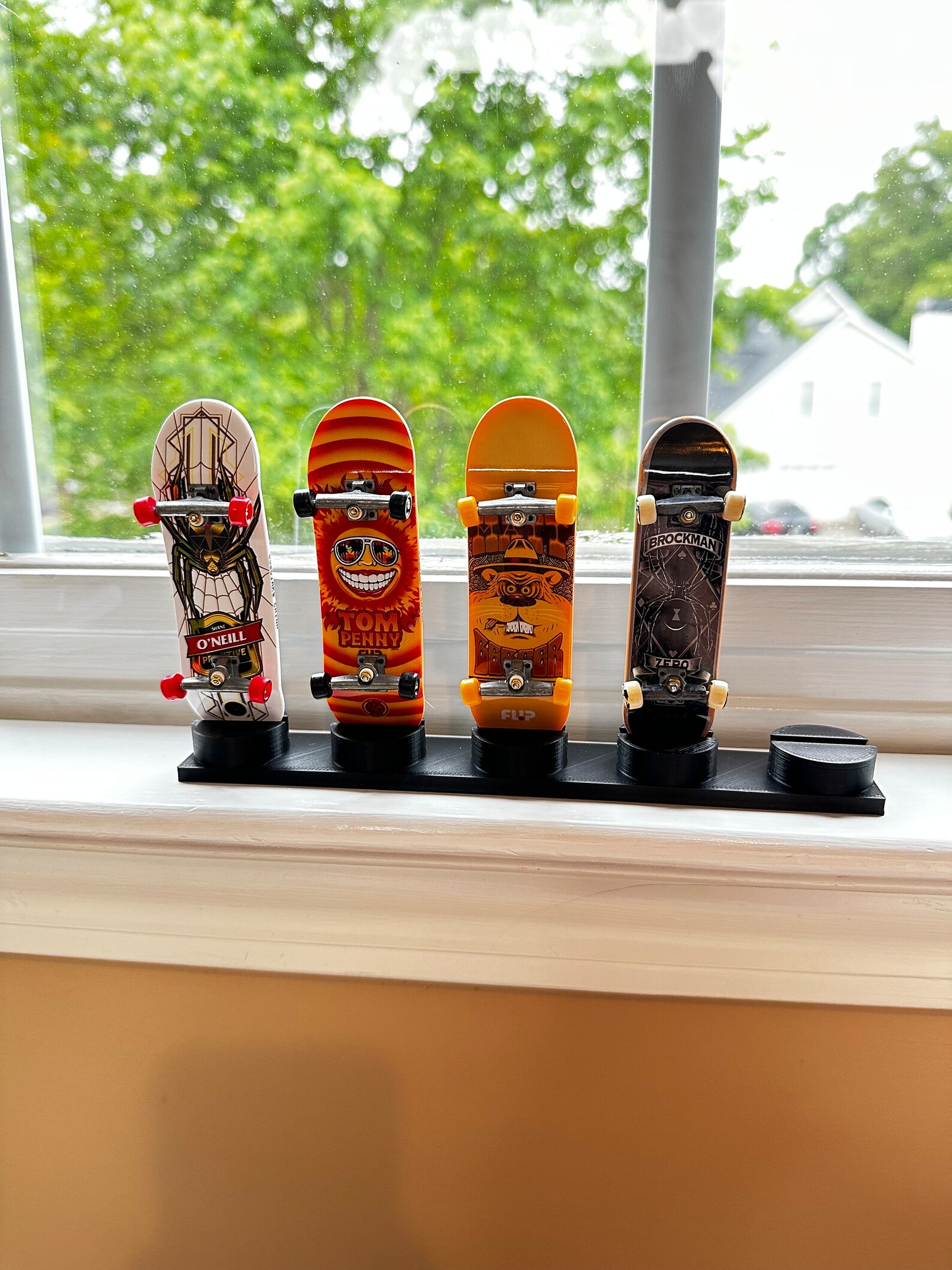 Fingerbard Rack Fingerboard Mini Skateboard Stand Vertical Updated Design 3D Printed ...