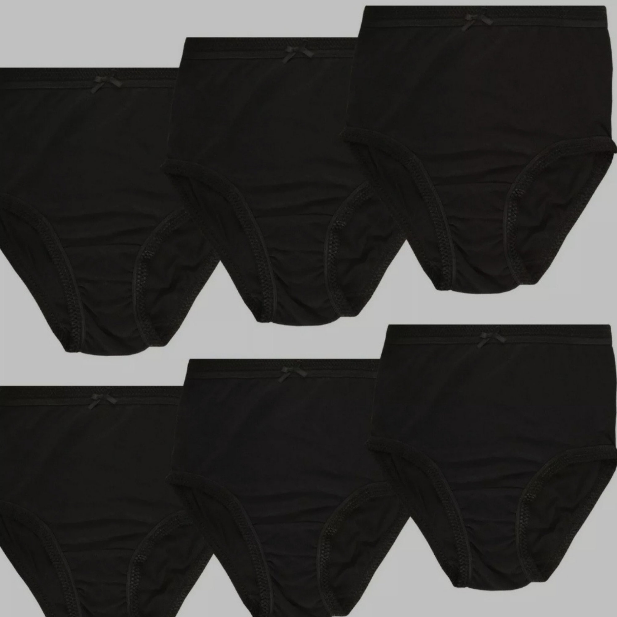 Ultra-Soft Cotton High-Waisted Women's Briefs - Loose & Comfortable Underwear For Middle-Aged & Elderly Ladies