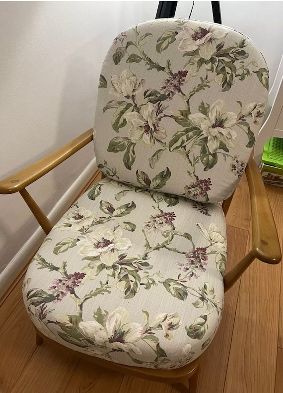 New Chair Cushions and Covers Only Porter stone Isabelle Fuchsia for Ercol 203 Chair Etsy Canada