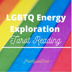 Lectura de Tarot de Exploración Energética LGBTQ+, Clarividente, Predicción, Entrenador de Vida, Bisexual, Transgénero, No Binario, Pansexual, Sanación a Distancia