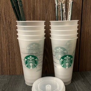 24 oz Starbucks Reusable Cup Fast Shipping/ Plain Starbucks Cup/ Starbucks Blank Cup/ Starbucks Cup/ Starbucks Tumbler