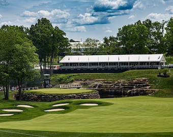 Valhalla Golf Club Hole 13 Canvas | PGA Championship Golf Photography, Louisville Wall Art